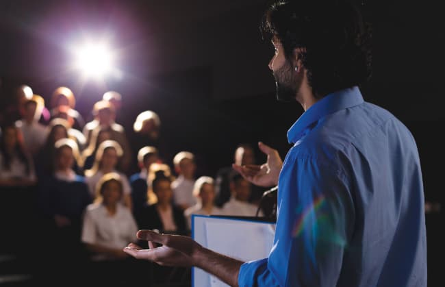 Sprech Training für Speaker